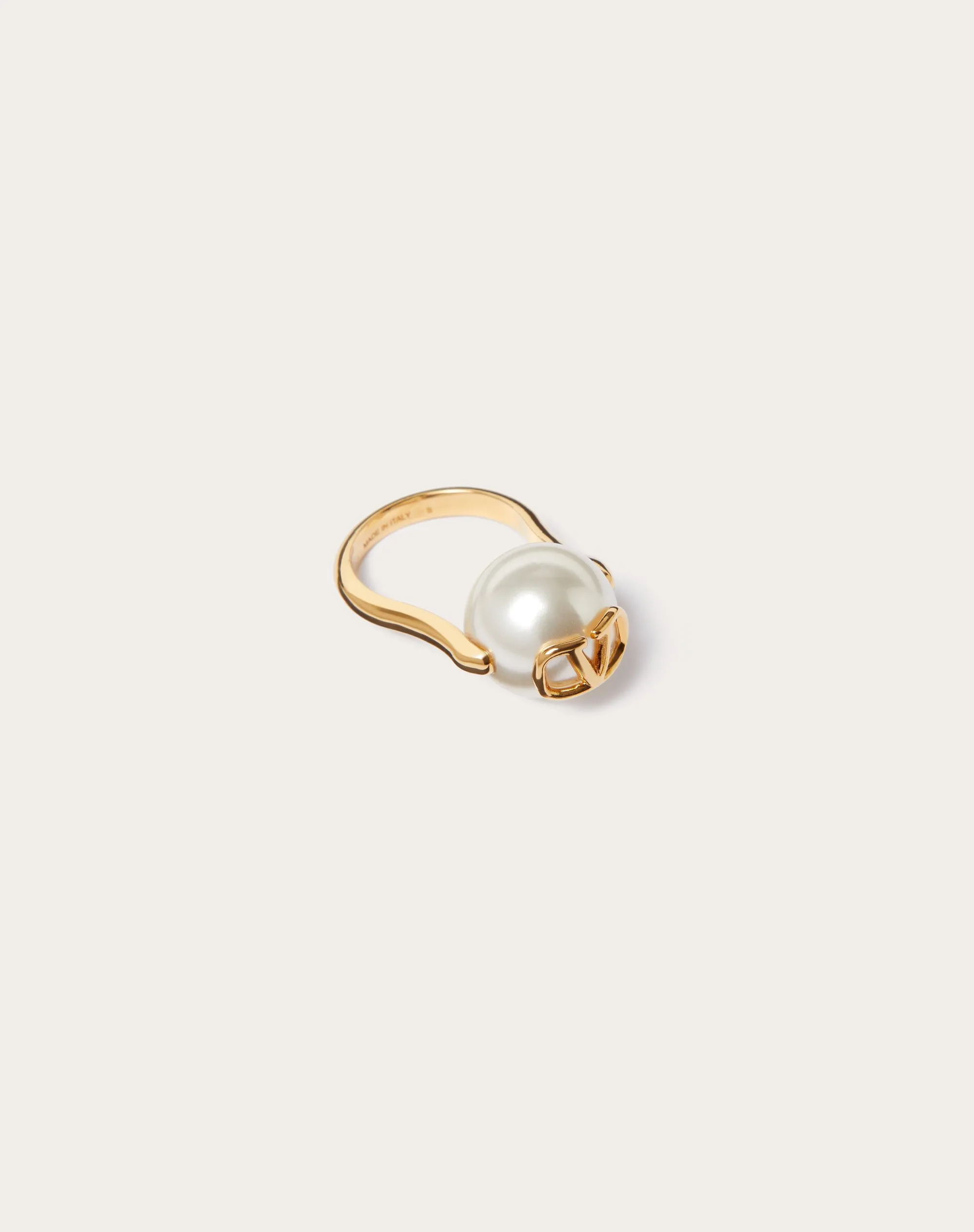 ANELLO VLOGO SIGNATURE IN METALLO E RESINA